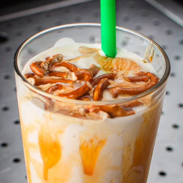 Salted Caramel Peanut and Pretzel Shake