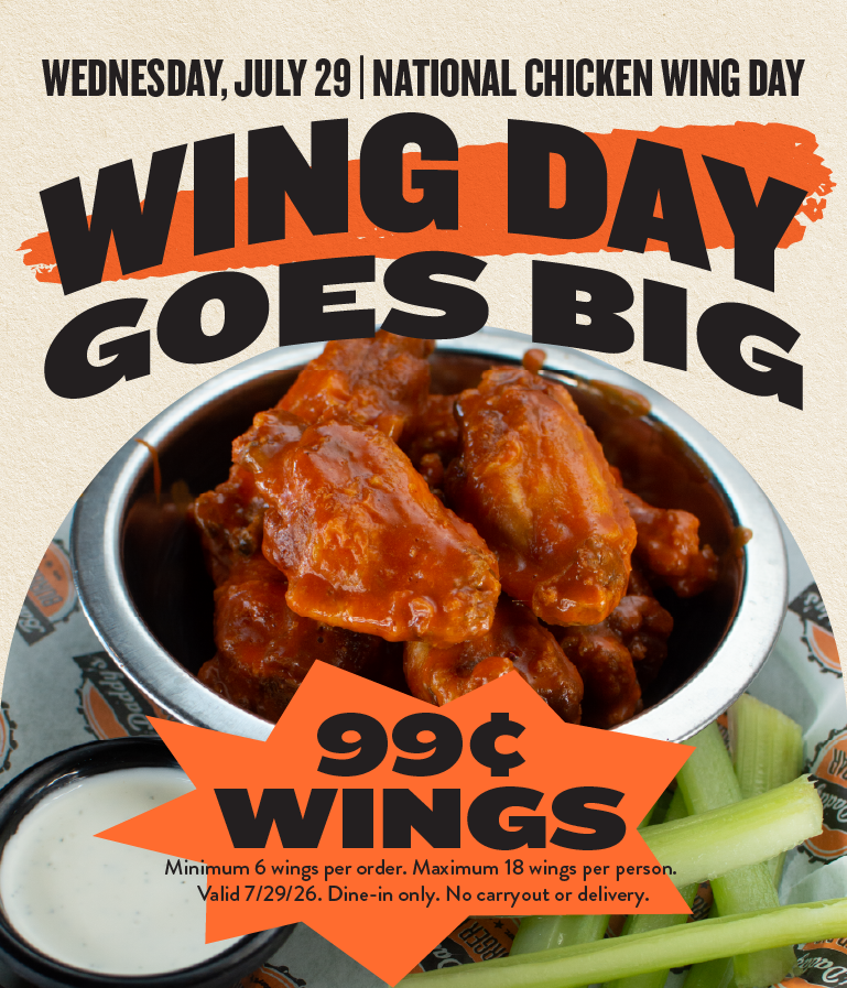 Watch the US Men's Soccer | $0.99 Wings and Draft Beer Specials