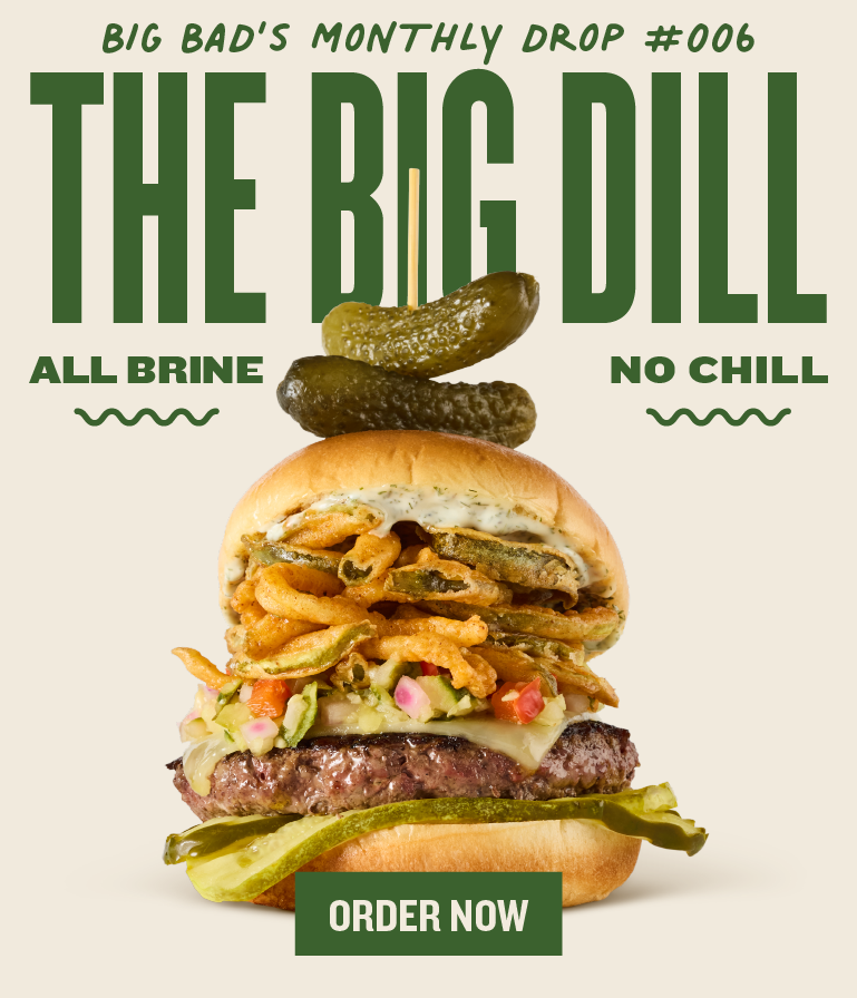 Big Bad's Monthly Drop #004 The Birdie All-Beef Smash Burger