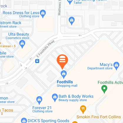 fort collins map