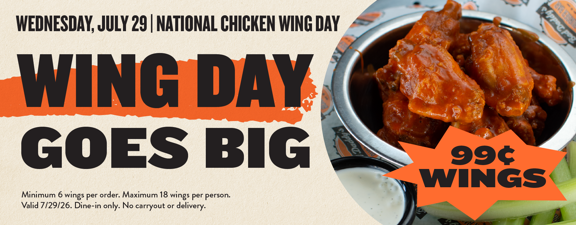 Celebrate National Onion Ring Day at Bad Daddy's | Half Off Onion Rings with any Entree on Monday June 22