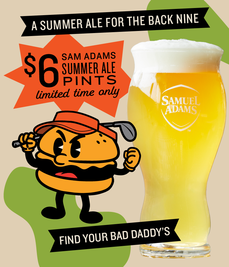 $6 Samuel Adams Summer Ale Pints All June Long