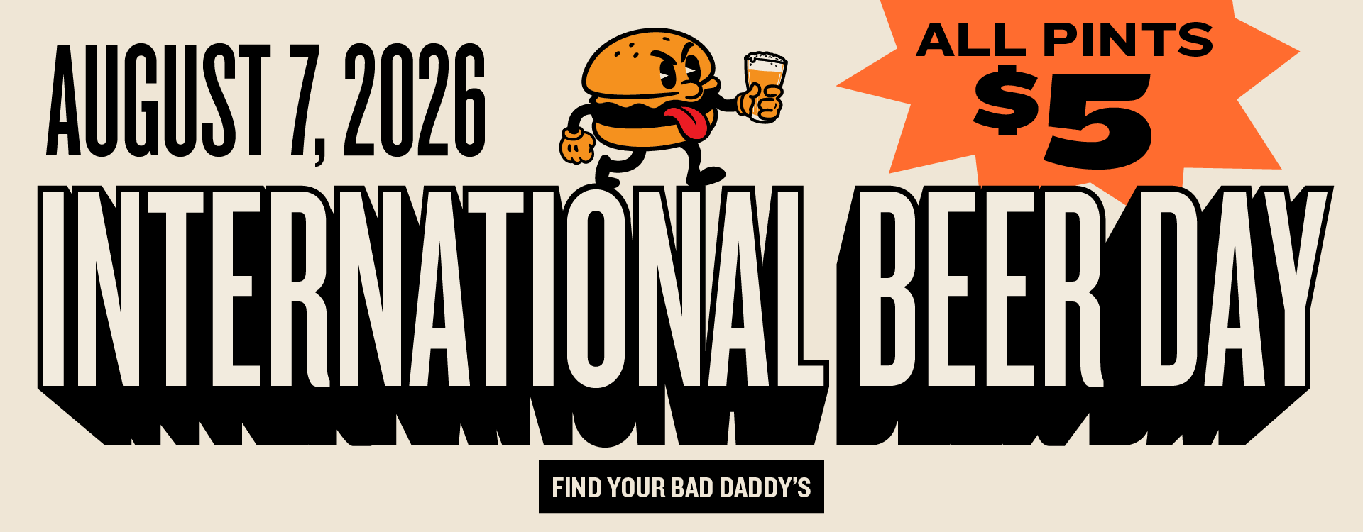Celebrate National Chicken Wing Day @ Bad Daddy's | 99 cent wings on July 29th