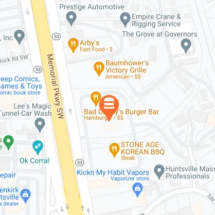 Huntsville map